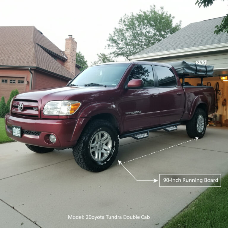 Will 90 Inch Running Boards Fit 2006 Toyota Tundra