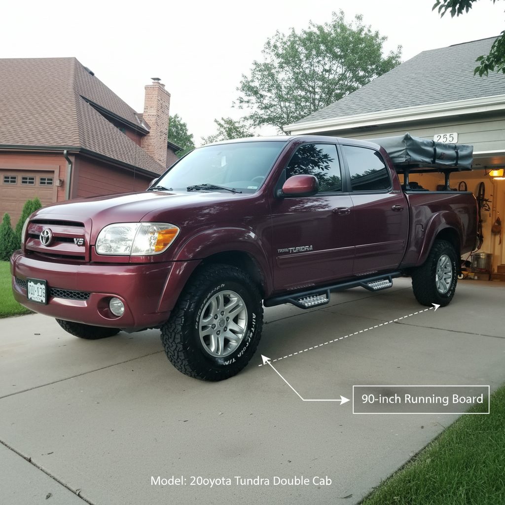 Will 90 Inch Running Boards Fit 2006 Tundra - informational