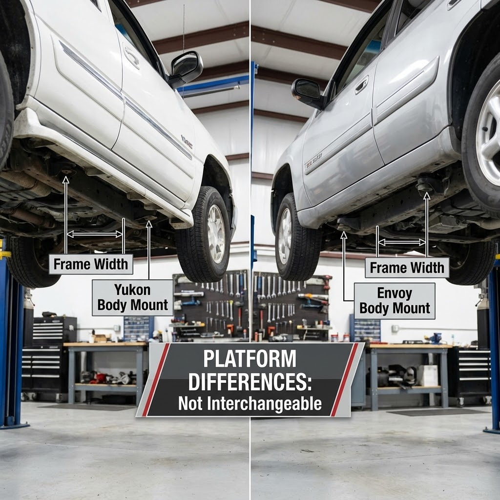 Will 2003 GMC Yukon Running Boards Fit 2003 GMC Envoy - informational