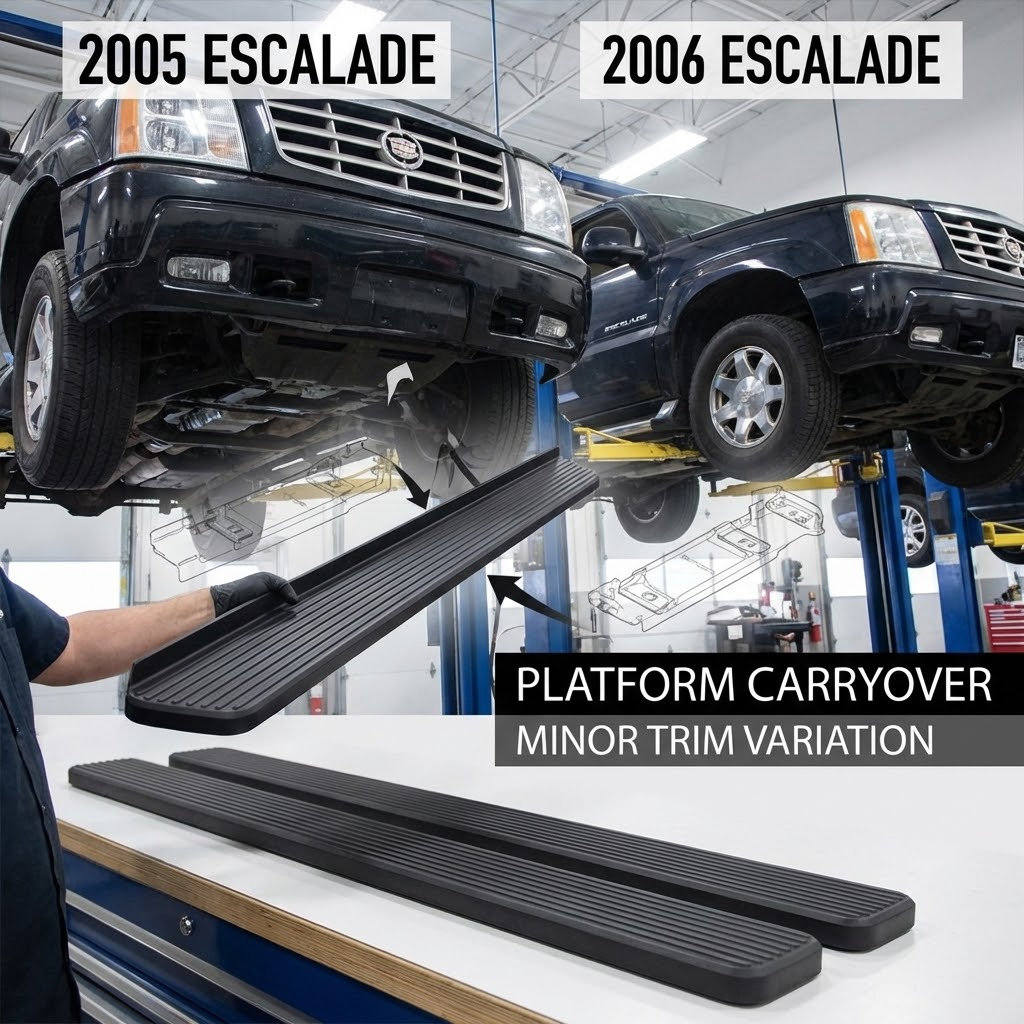 2006 Cadillac Escalade Running Boards Fit 2005: What “Fit” Really Means - informational