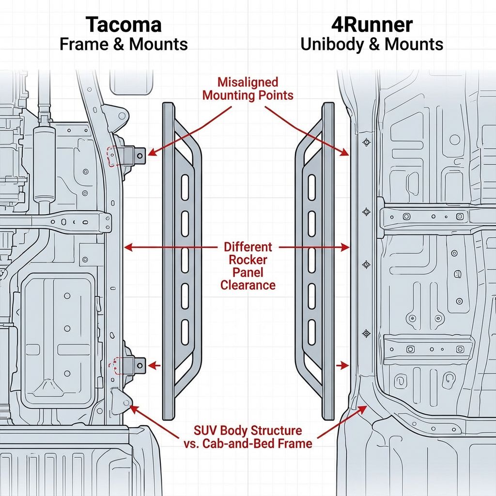 Will 4Runner Running Boards Fit Tacoma: How Fitment Really Works - informational