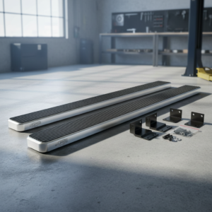 6-Inch Stainless Steel Running Boards for Ram Crew Cab