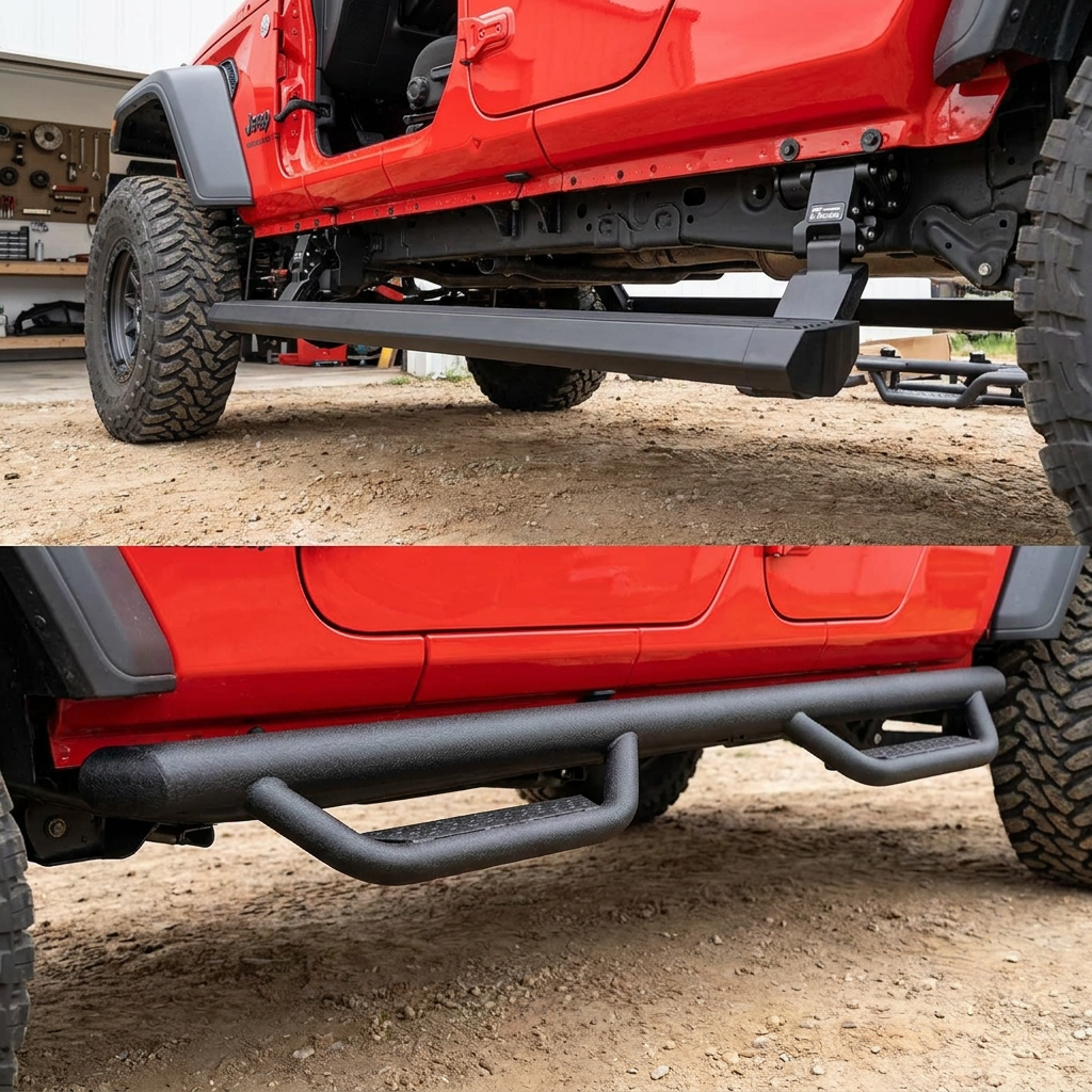 What really separates a motorized running board from a fixed one