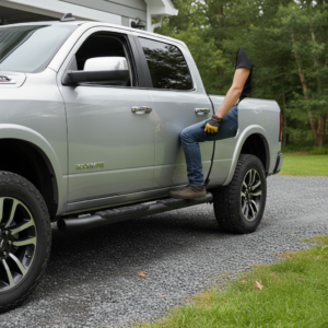 MaxMate 3.5" Oval Nerf Bar Side Steps Overview