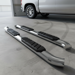 MaxMate 3.5" Oval Nerf Bar Side Steps Overview