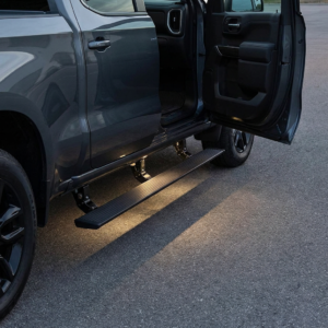 AMP Research PowerStep Plug-N-Play Retractable Electric Running Boards with LED Lights